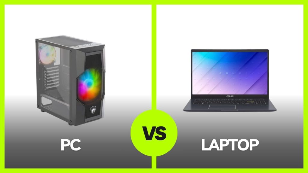 لپ تاپ و کامپیوتر